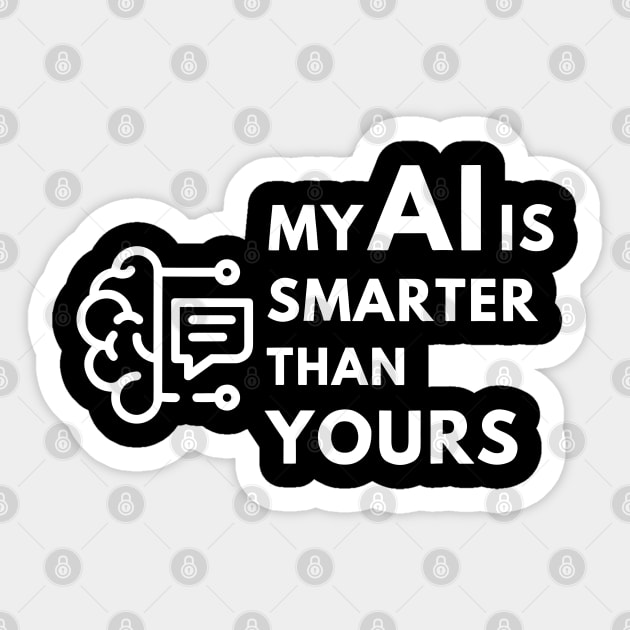 My AI Is Smarter Than Yours AI Artificial Intelligence Sticker by LEGO